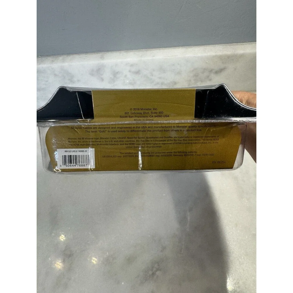 HDMI Monster Cable, 4K HDR Ultra HD Gold, 6 Ft. New/Sealed